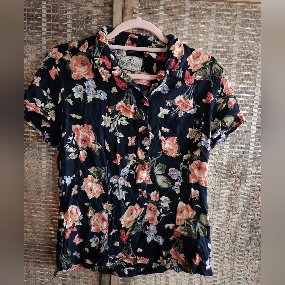 Pro Vision Floral Print Top, M